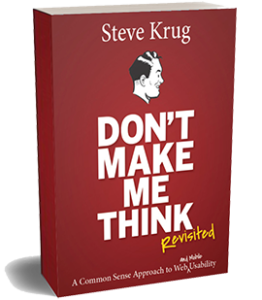 Book cover of Don't Make Me Think