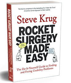 Book cover: Rocket Surgery Made Easy